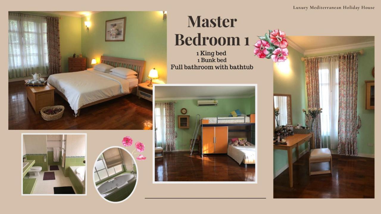 300M From Beach - Luxury Mediterranean Holiday House - Pets Welcome Bang Sare Eksteriør billede