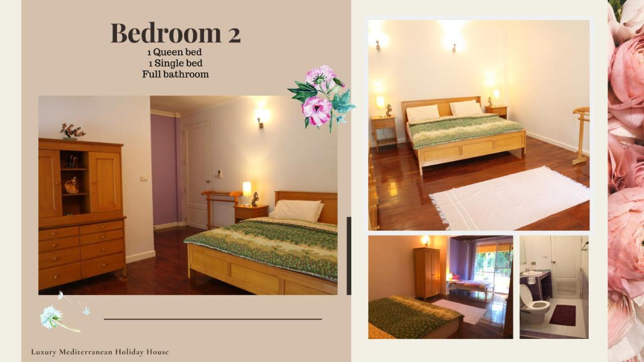 300M From Beach - Luxury Mediterranean Holiday House - Pets Welcome Bang Sare Eksteriør billede